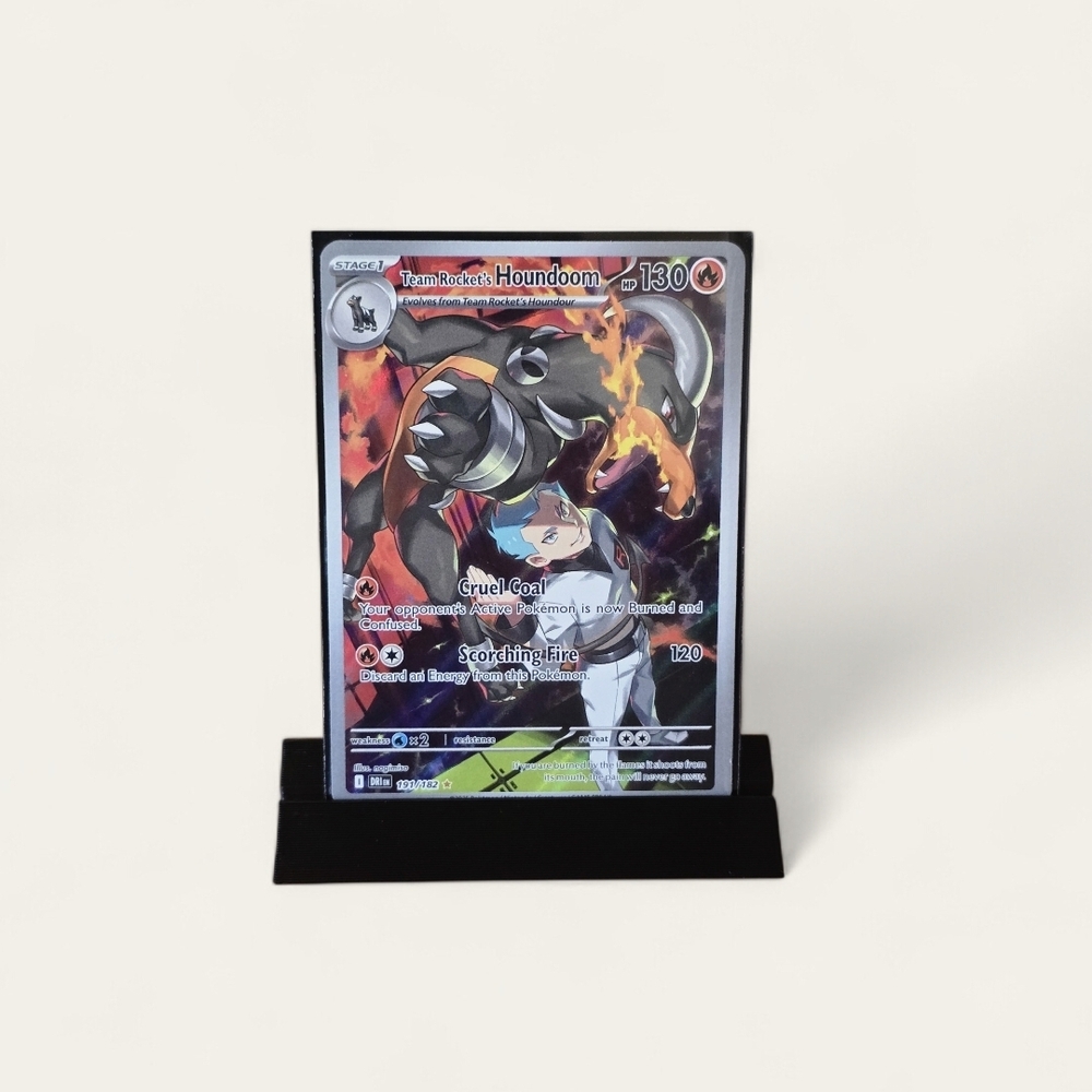 8 Trading Card Display Stands Black *Pokémon, Magic, One Piece, Sports*